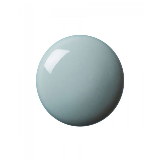 Plain Porzellanknauf | Haken | Blau