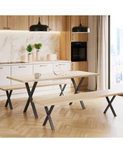 Ben X Small Möbelbein - Schwarz - 360 x 430 mm