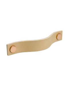 Schrankgriff Loop - Natur Leder / Kupfer - Beslag Design