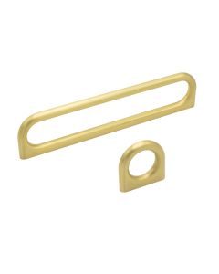 Luck Möbelgriffe - Gebürstetes Messing - Furnipart