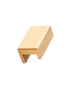 Station Knopfgriffe - Gebürstetes Messing