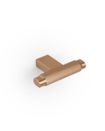 Brooklyn T Knopfgriffe - Gebürstetes Messing Cava