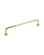 Lounge Griff - Poliertes Messing - 160 mm - Furnipart