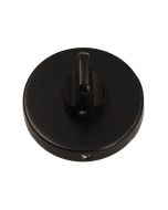 Round Premium Line WC und Bad Rosette - Schwarz